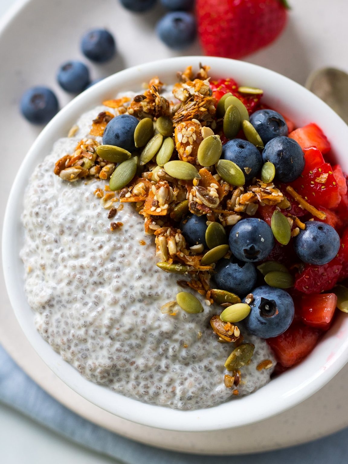 Simple Vanilla Chia Pudding (5 ingredients!) - Nourish Every Day