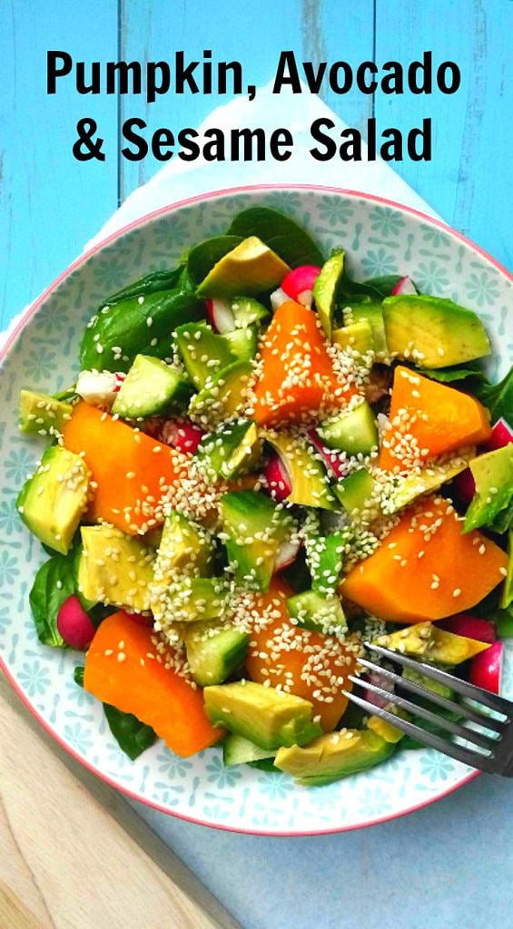 Pumpkin, Avocado and Sesame Salad | Nourish Every Day