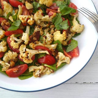 Cauliflower Tomato and Basil Salad by Nourish Everyday