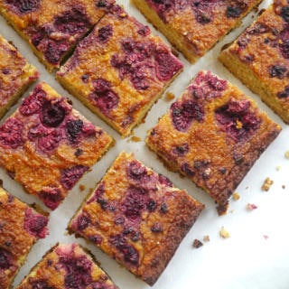Orange, Almond and Raspberry Cake - gluten free, grain free, dairy free - it's paleo friendly! Recipe via Nourish Everyday