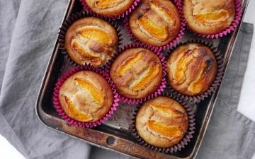 Apricot and Ricotta Muffins - gluten free and refined sugar free