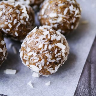Lemon, Coconut and Cashew Energy Balls by Nourish Everyday