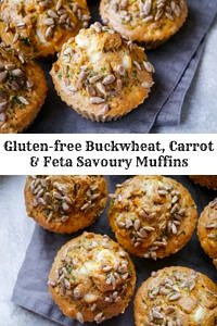 Buckwheat Carrot and Feta Savoury Muffins - Nourish Every Day