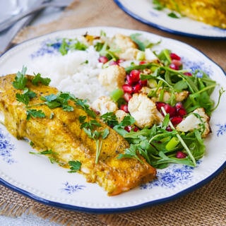 Indian Spiced Baked Salmon Fillet | wordpress-6440-15949-223058.cloudwaysapps.com | A healthy meal idea that is SO quick and easy to prepare and packed full of flavour. Dairy free, sugar free and all natural ingredients! Paleo friendly.