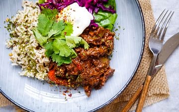 Simple Healthy Chicken Mole by Nourish Everyday - no added sugar and gluten free!