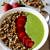 A thick green protein #smoothiebowl is a quick, satisfying healthy breakfast ready in no time. #dairyfree #paleo and #glutenfree, with an easy vegan option too. #greensmoothie