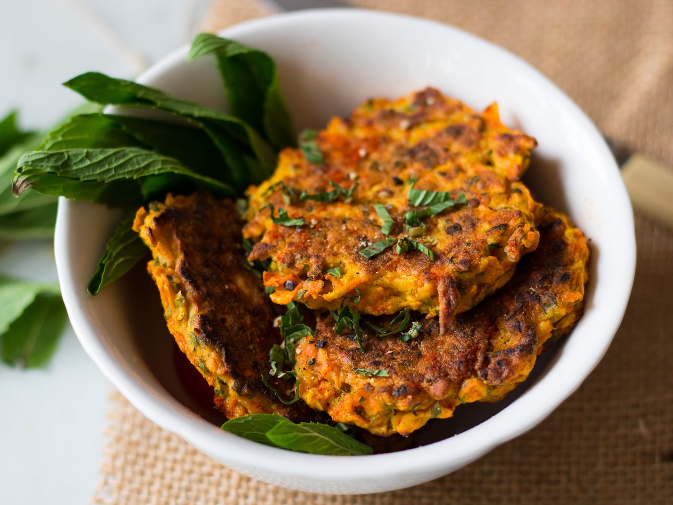 Healthy Carrot Fritters made with grated carrot, buckwheat flour, egg and a little seasoning, too easy.