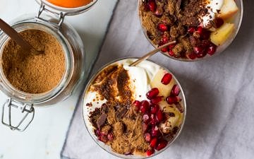 Super easy to create, homemade chai latte mix makes a delicious hot drink and you can use it in so many other things, like these divine chai yoghurt dessert pots!