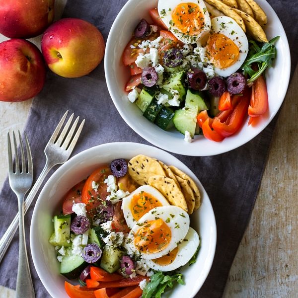 Meal Prep Breakfast Bowls Greek Style - Nourish Every Day
