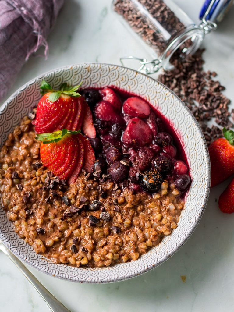 Chocolate Buckwheat Porridge Nourish Every Day