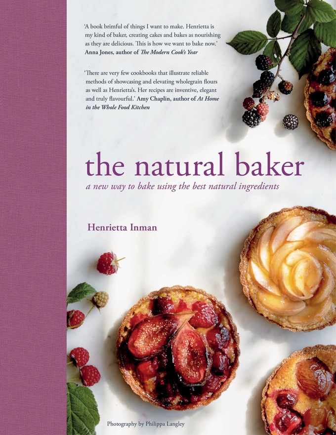 The Natural Baker book cover by Henrietta Inman