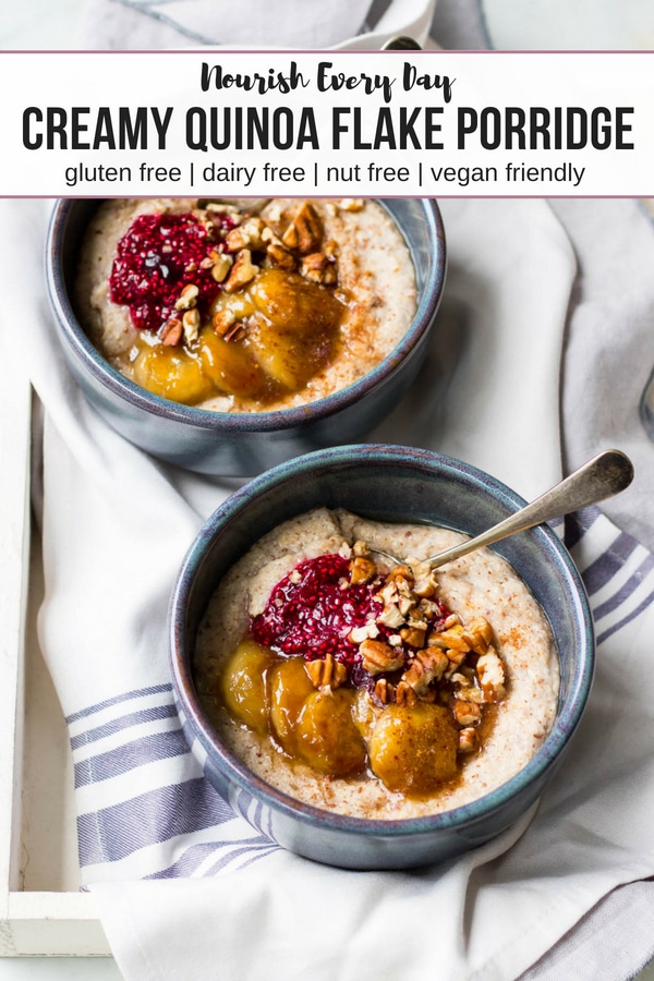 Creamy Quinoa Porridge with Flaxseed - Pinterest