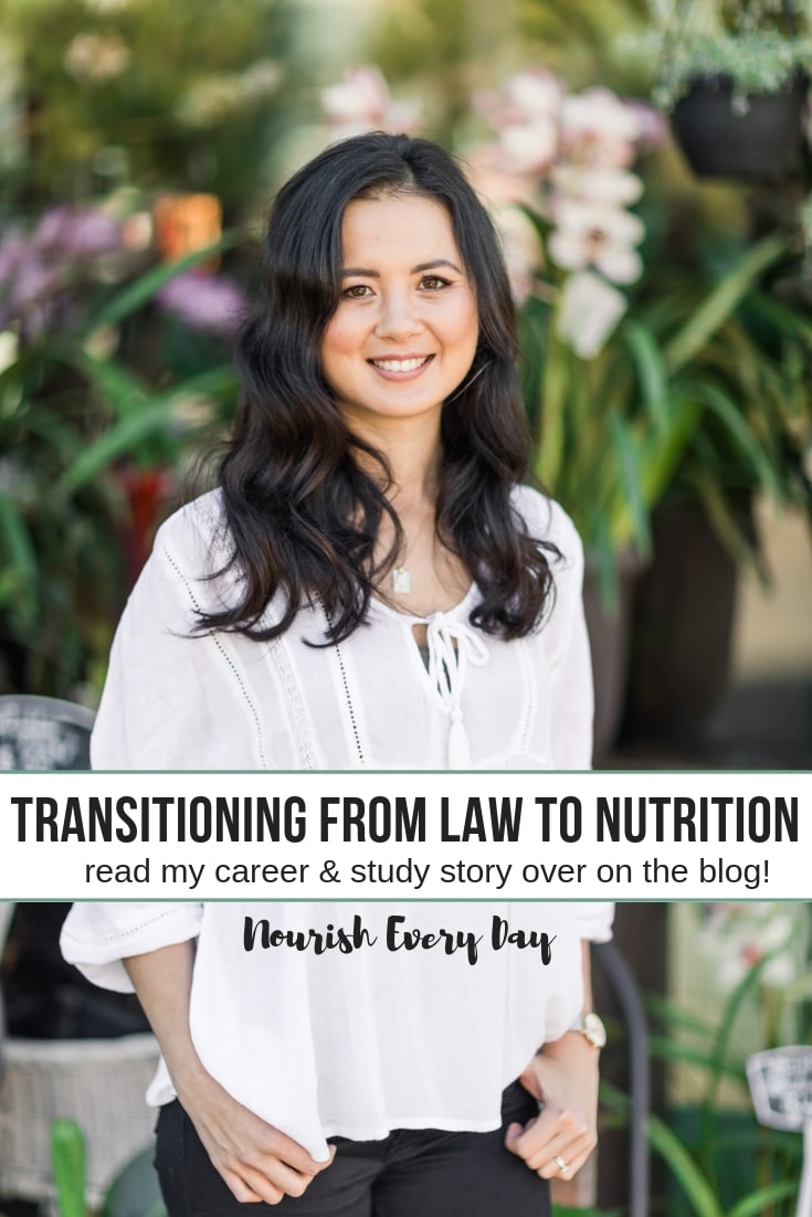 Nourish Every Day blog post - from law to nutrition at Endeavour College!
