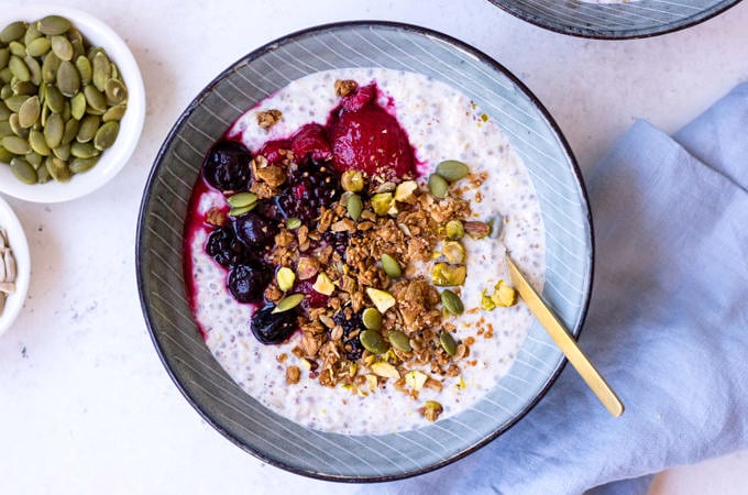 Super Seed Bircher Muesli Recipe by Nourish Every Day