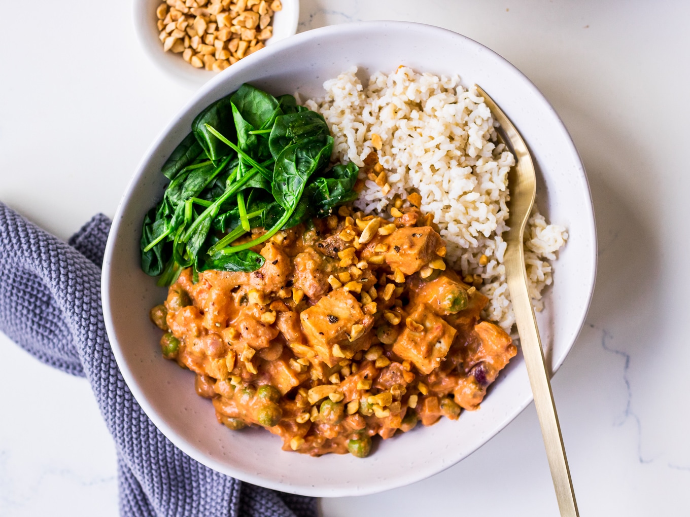 Peanut Butter Coconut Curry Recipe by Nourish Every Day