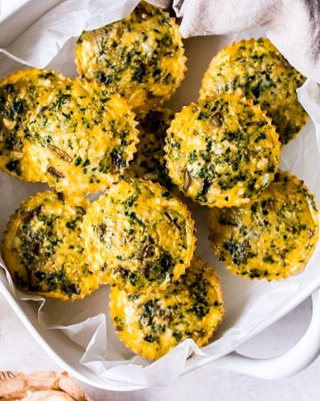 Vegetable Halloumi Egg Muffins Recipe on Nourish Every Day