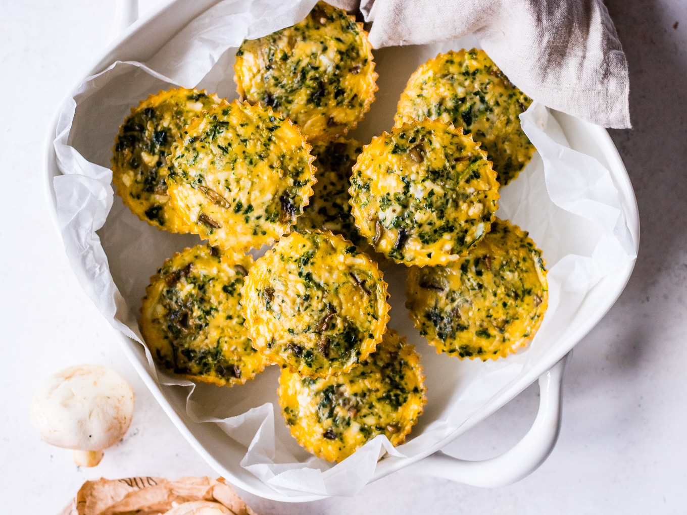 Vegetable Halloumi Egg Muffins Recipe on Nourish Every Day
