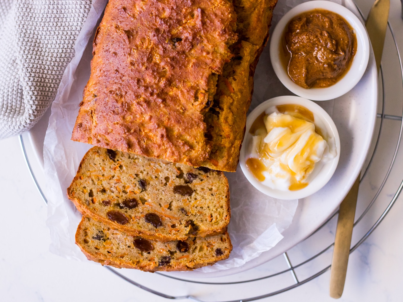 Banana, Carrot and Sultana Loaf Recipe by Nourish Every Day