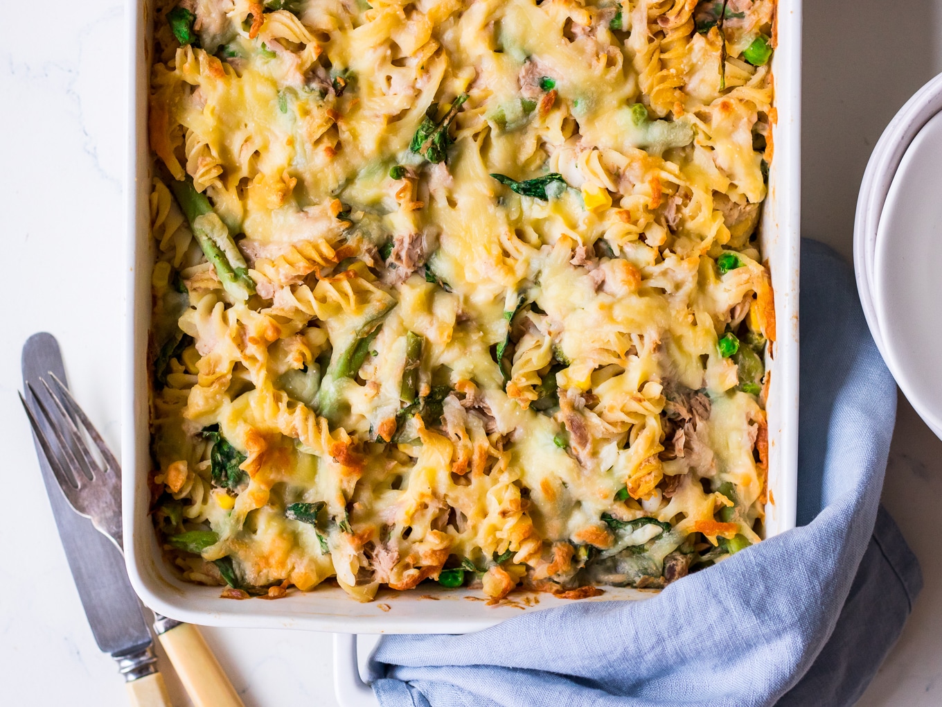 Healthier Creamy Tuna Pasta Bake Nourish Every Day