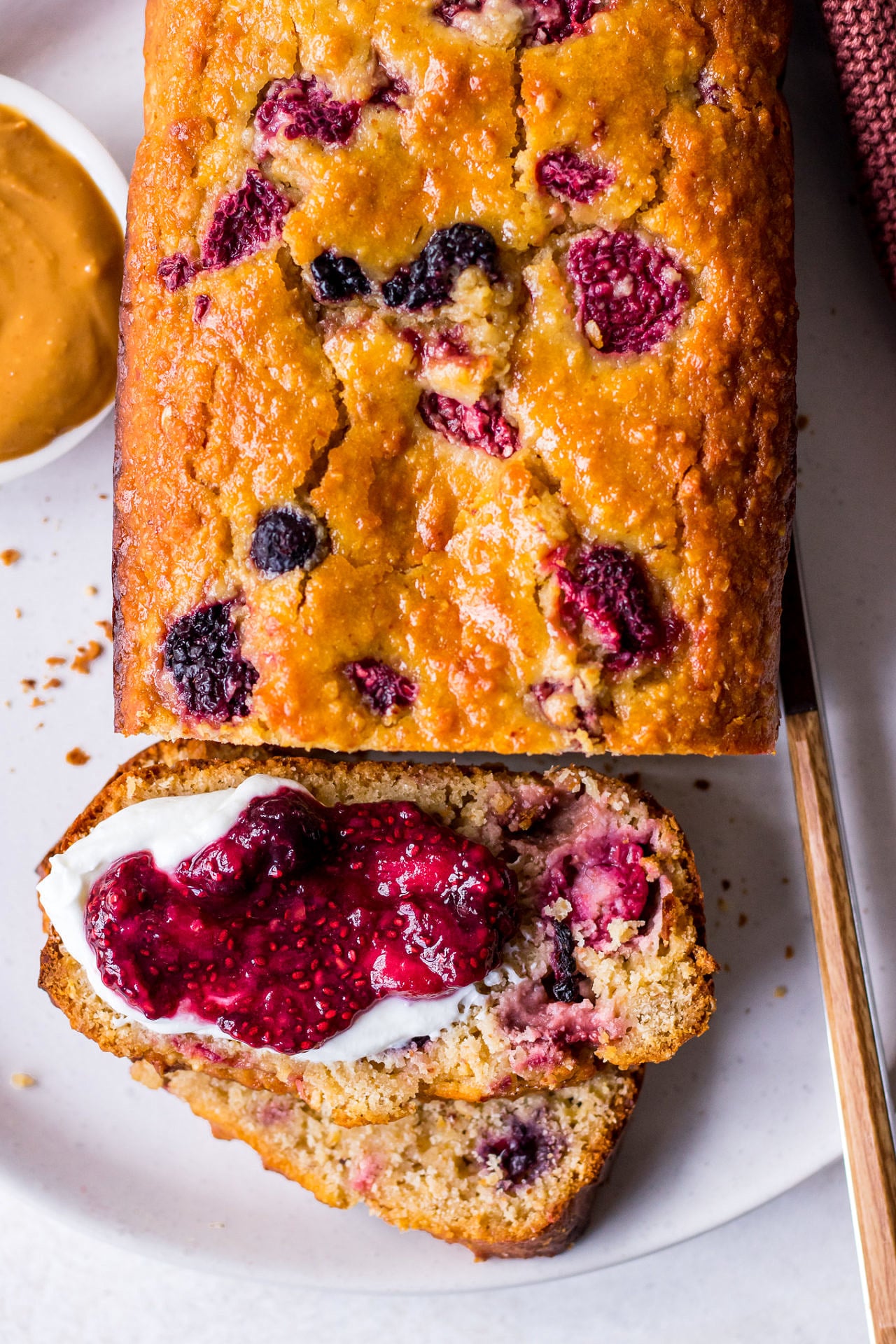 Berry Lemon and Yoghurt Loaf Recipe on Nourish Every Day Blog