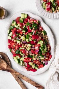 No Lettuce Easy Chopped Salad Recipe by Nourish Every Day