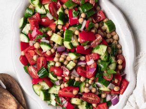 No Lettuce Easy Chopped Salad Recipe by Nourish Every Day