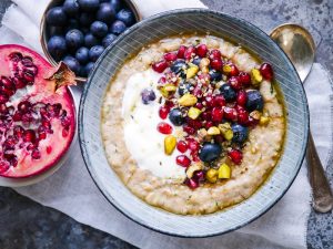 Oat and Zucchini Protein Porridge is a delicious, satisfying breakfast! A healthy combination of grated zucchini, oats and protein powder. Gluten free. Recipe via wordpress-6440-15949-223058.cloudwaysapps.com