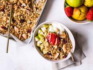 Maple Tahini Granola recipe image